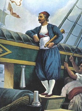  peter - Admiral Andrea Miaoulis an Bord Peter von Hess historischer Krieg